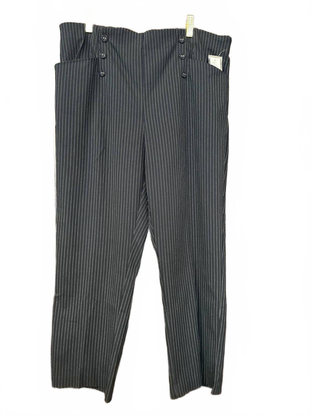 NEW TRIBAL women's pull on capri pants in black/white
